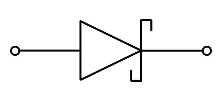 Schottky Diode Schematic Symbol