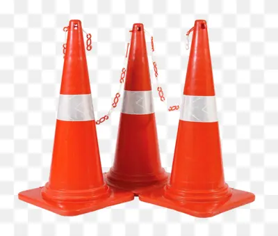 Orange Traffic Cones for Road Safety