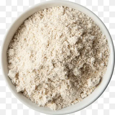 Bowl of Flour for Baking and Cooking