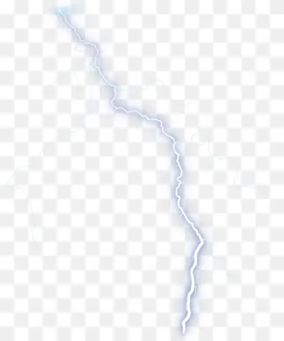 Blue Lightning Bolt