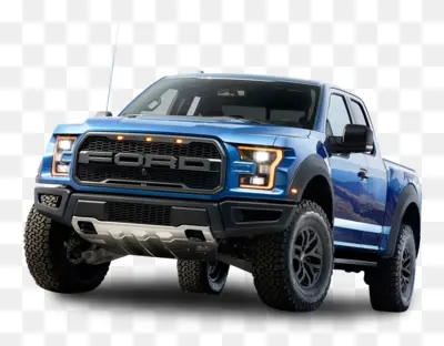 Blue Ford Pickup Truck