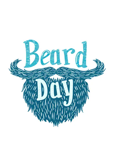Blue Beard for Beard Day