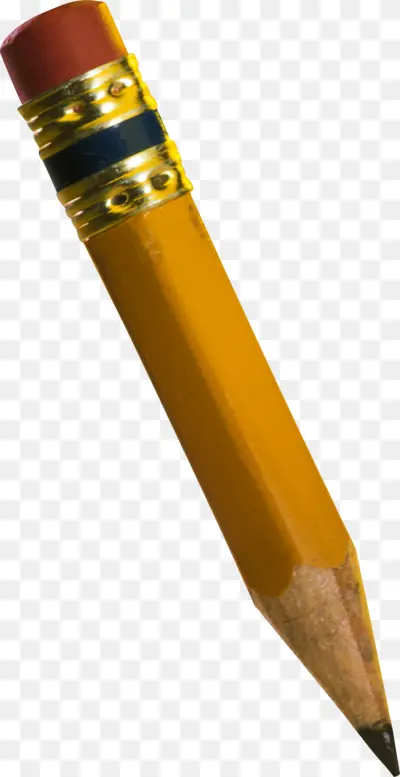 Short Yellow Pencil with Eraser