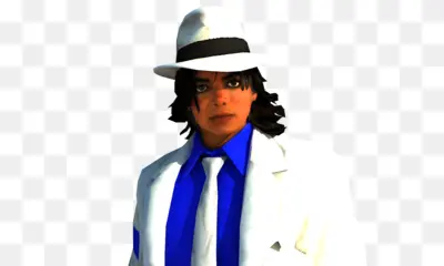 Performer in White Suit and Hat