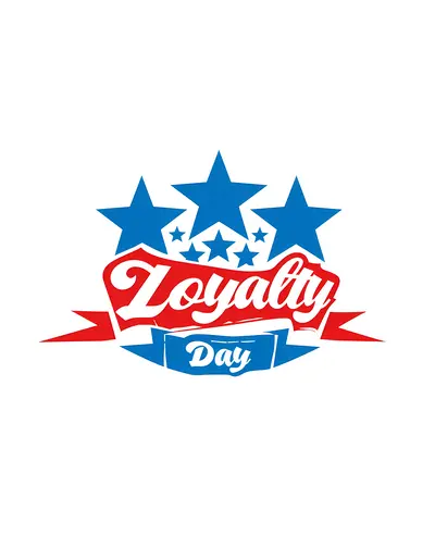 Loyalty Day Stars and Stripes Banner