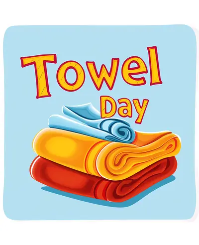 Colorful Towels for Towel Day