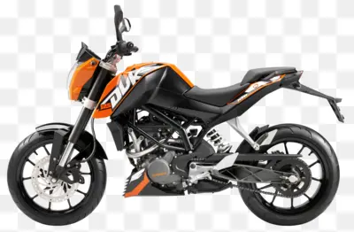 Orange Sport Motorcycle
