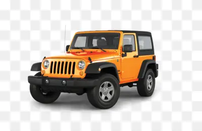 Orange Jeep SUV for Off-road Adventures