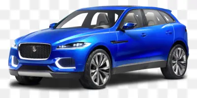 Modern Blue SUV Car