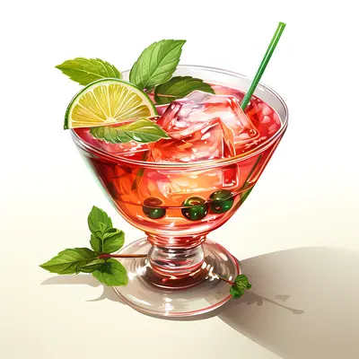 Lime Mint Cocktail