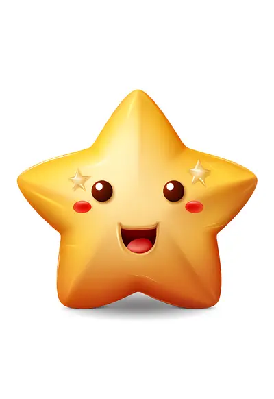 Happy Cartoon Star