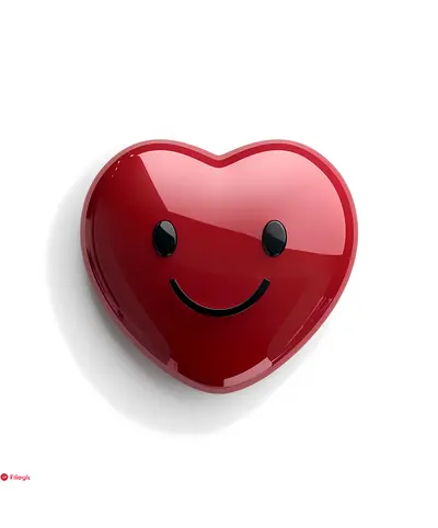 Smiling Red Heart