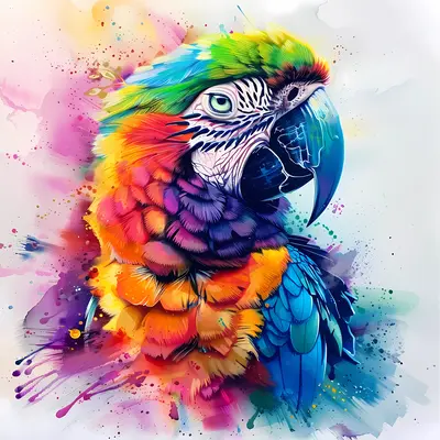 Colorful Parrot Illustration