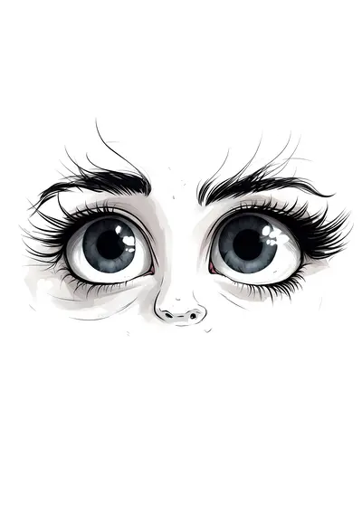Big Eyes Illustration