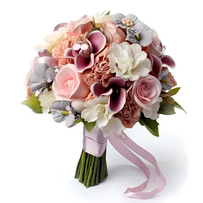 Beautiful Pink and White Flower Bouquet