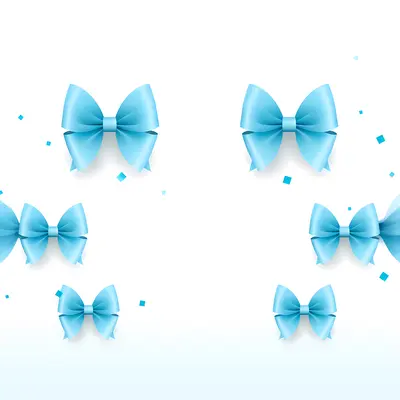 Cute Blue Bows