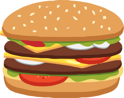 burger and hot dog clipart png