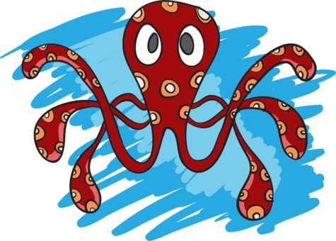 Marine Invertebrates,Organ,Octopus PNG Clipart - Royalty Free SVG / PNG