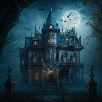 Spooky Castle,Horror House,Spooky PNG Clipart - Royalty Free SVG / PNG