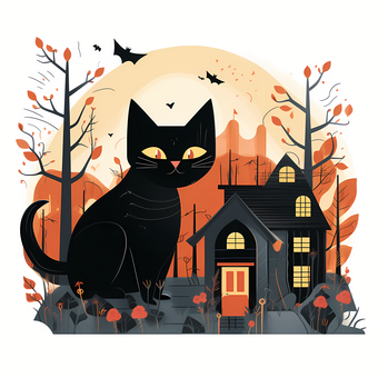 Black Cat photo background, transparent png images and svg vector ...