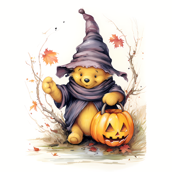 Halloween Winnie The Pooh,Others PNG Clipart - Royalty Free SVG / PNG