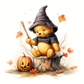 Halloween Winnie The Pooh,Others PNG Clipart - Royalty Free SVG / PNG