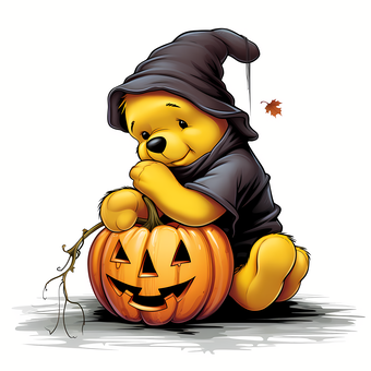 Halloween Winnie The Pooh,others Png Clipart - Royalty Free Svg   Png