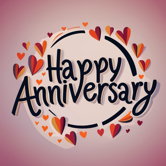 Anniversary Card Design photo background, transparent png images and ...