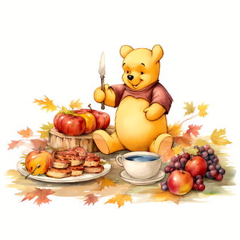 Thanksgiving Winnie The Pooh,Others PNG Clipart - Royalty Free SVG / PNG