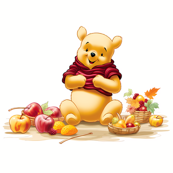 Thanksgiving Winnie The Pooh,Others PNG Clipart - Royalty Free SVG / PNG