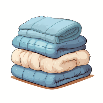 Fluffy Winter Bedding Stack,others Png Clipart - Royalty Free Svg   Png