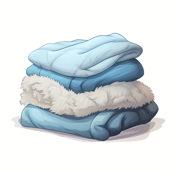 Fluffy Winter Bedding Stack,Others PNG Clipart - Royalty Free SVG / PNG